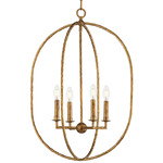 Martel Oval Pendant - Etruscan Gold