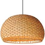 Tahiti Pendant - Black / Natural