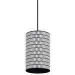 Shaka Pendant - Black and White