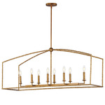 Martel Linear Pendant - Etruscan Gold