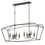 Plumette Linear Pendant - Chestnut Bronze