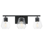 Geode Bathroom Vanity Light - Black / Clear