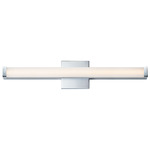 Spec 5CCT Bathroom Vanity Light - Polished Chrome / White