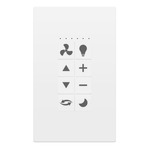 AC Wall Control and Reciever - White
