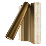 Ivery Reading Light - Aged Brass / Alabaster