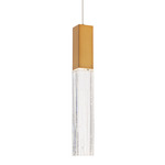 Cinema Color-Select Pendant - Aged Brass / Crystal