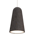 Pompeii Color-Select Pendant - Black / Basalt Stone