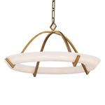 Copa Pendant - Aged Brass / Alabaster