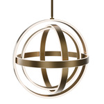 Kinetic Chandelier - Aged Brass