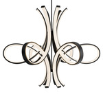 Fleur De Lis Pendant - Black / White