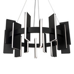 Ronan Pendant - Black / Frosted