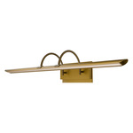 Ansel Color-Select Picture Light - Aged Brass