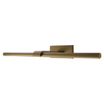 Inlet Color-Select Picture Light - Aged Brass