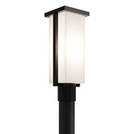 Ledge Outdoor Post Light - Black / White