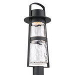 Balthus Outdoor Post Light - Oil Rubbed Bronze / Clear