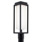 Framed Outdoor Post Light - Black / White