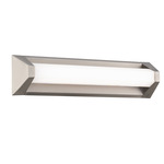 Swale Color-Select Bathroom Vanity Light - Brushed Nickel / White