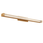 Skein Bathroom Vanity Light - Aged Brass / Crystal