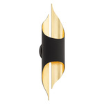 Clasp Wall Sconce - Bronze / Gold Leaf
