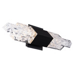 Montage Bathroom Vanity Light - Black / Crystal