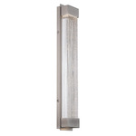 Tower Wall Light - Brushed Nickel / Crystal