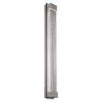 Tower Wall Light - Brushed Nickel / Crystal