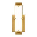 Carlisle Color-Select Wall Light - Aged Brass / White