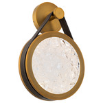 Clare Wall Sconce - Aged Brass / Brown