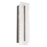 Taffeta Wall Light - Antique Nickel / Alabaster