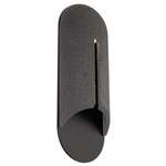 Clog Outdoor Wall Sconce - Black / Basalt Stone