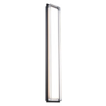 Ice Bar Color-Select Outdoor Wall Light - Black / Frost