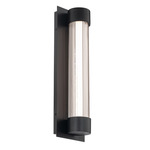Chyzel Outdoor Color-Select Sconce - Black / Clear