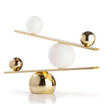 Balance Table Lamp - Brass / Frost