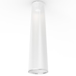 Solis Flush Mount - Chrome / White