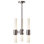 Dixon Pendant - Polished Nickel / Opal White