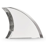 Fin Crystal Sculpture - Crystal