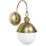 Otis Wall Scocne - Natural Brass / Frosted