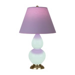 Double Gourd Small Table Lamp - Mint / Lavender / Plum Lining