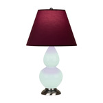Double Gourd Small Table Lamp - Mint / Plum / Lavender Lining