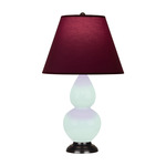 Double Gourd Small Table Lamp - Mint / Plum / Lavender Lining