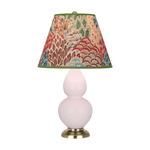 Double Gourd Small Table Lamp - Rose Water / Fall Floral