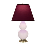 Double Gourd Small Table Lamp - Rose Water / Plum / Lavender Lining