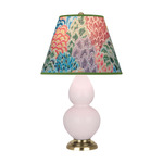 Double Gourd Small Table Lamp - Rose Water / Spring Floral