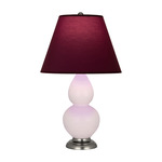 Double Gourd Small Table Lamp - Rose Water / Plum / Lavender Lining