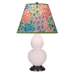 Double Gourd Small Table Lamp - Rose Water / Spring Floral