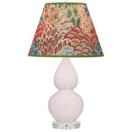 Double Gourd Small Table Lamp - Rose Water / Fall Floral