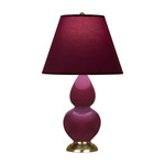 Double Gourd Small Table Lamp - Sugar Plum / Plum / Lavender Lining