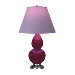 Double Gourd Small Table Lamp - Sugar Plum / Lavender / Plum Lining