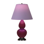 Double Gourd Small Table Lamp - Sugar Plum / Lavender / Plum Lining
