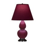 Double Gourd Small Table Lamp - Sugar Plum / Plum / Lavender Lining